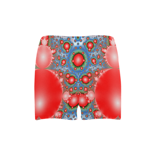 Polka dot - Dot Fractal - funny dots Briseis Skinny Shorts (Model L04)