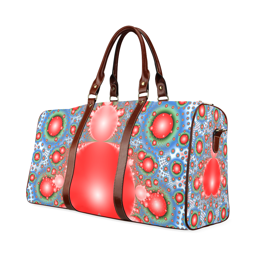 Polka dot - Dot Fractal - funny dots Waterproof Travel Bag/Large (Model 1639)