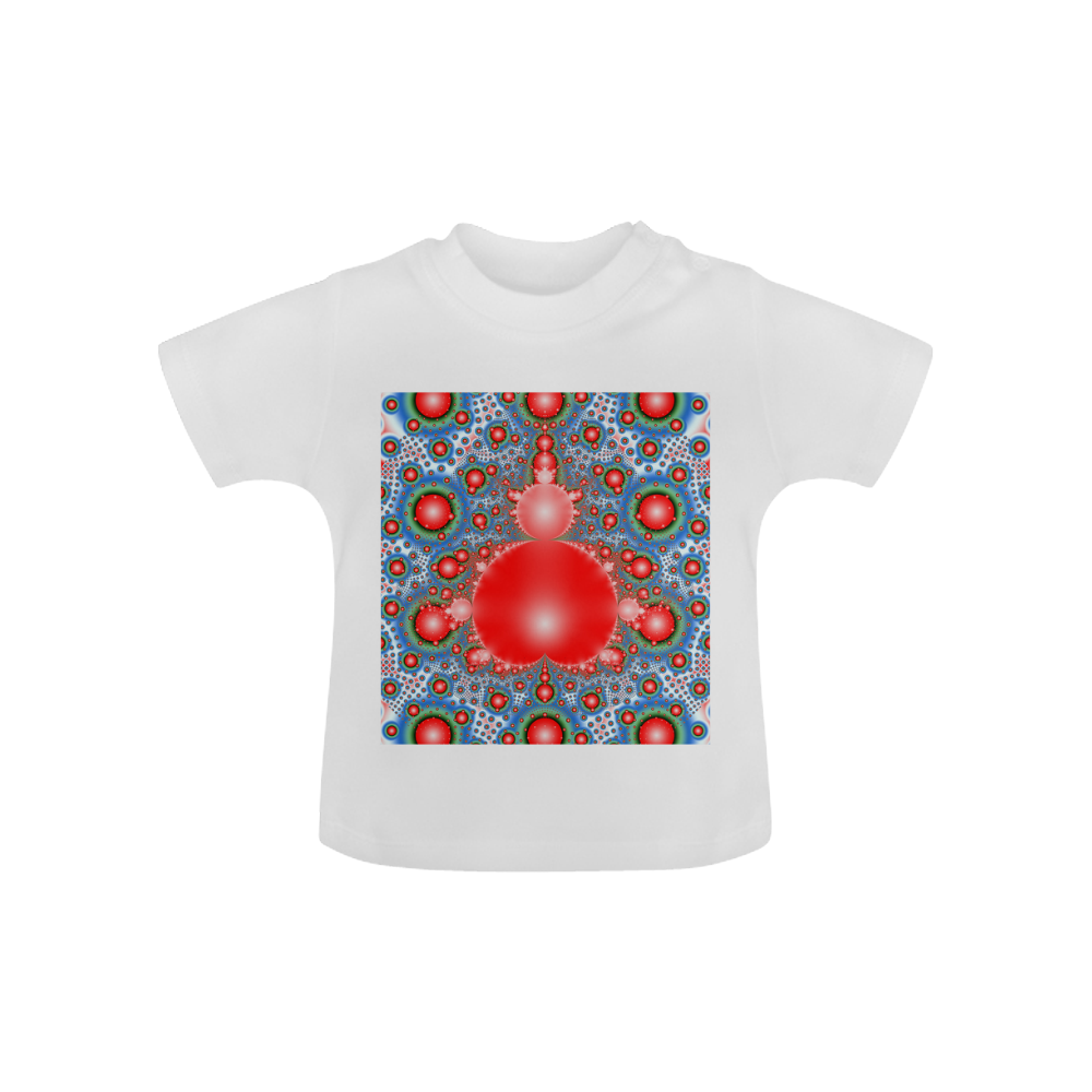Polka dot - Dot Fractal - funny dots Baby Classic T-Shirt (Model T30)