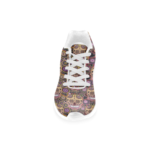 candy sugar skull Women’s Running Shoes (Model 020)