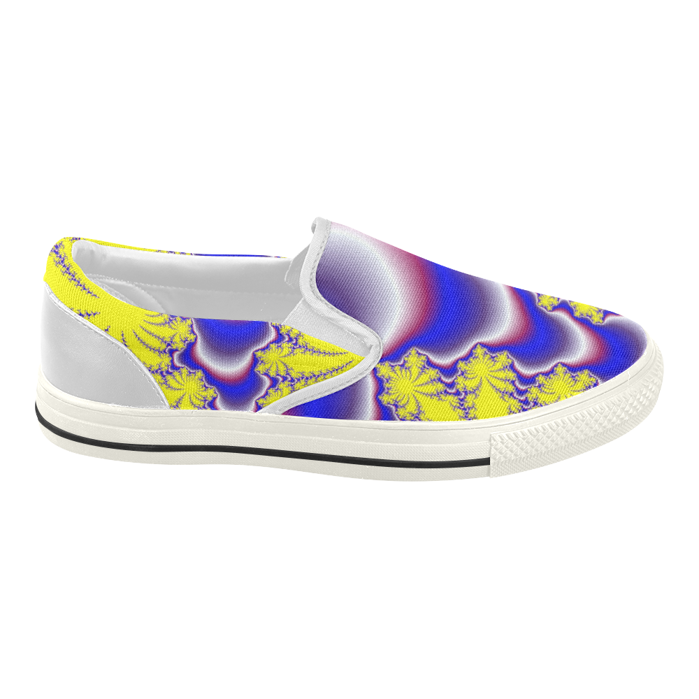 Neurons by Martina Webster Women's Slip-on Canvas Shoes (Model 019)