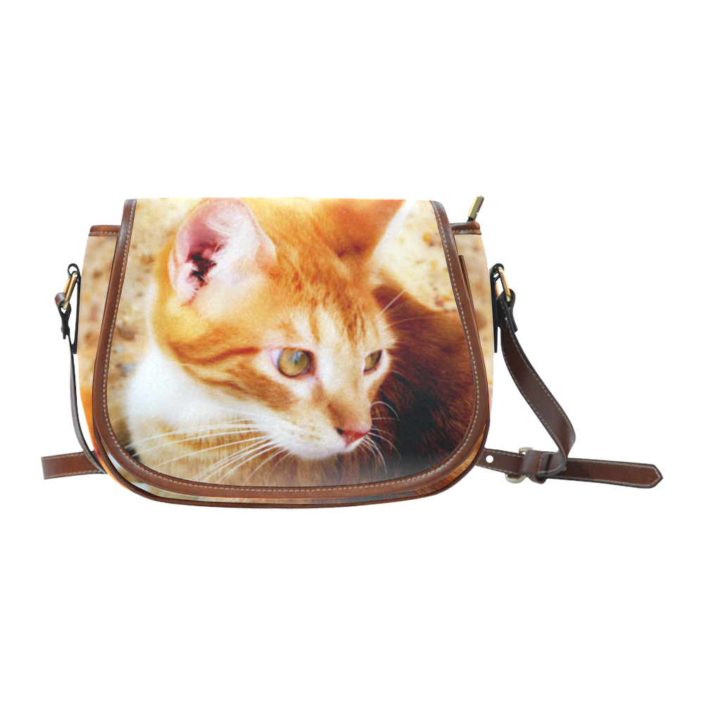 "A Smashing Punkin" Small Saddle Bag Saddle Bag/Small (Model 1649) Full Customization