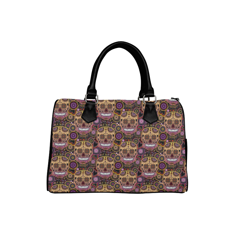 candy sugar skull Boston Handbag (Model 1621)