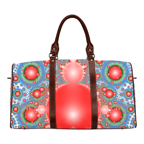 Polka dot - Dot Fractal - funny dots Waterproof Travel Bag/Large (Model 1639)