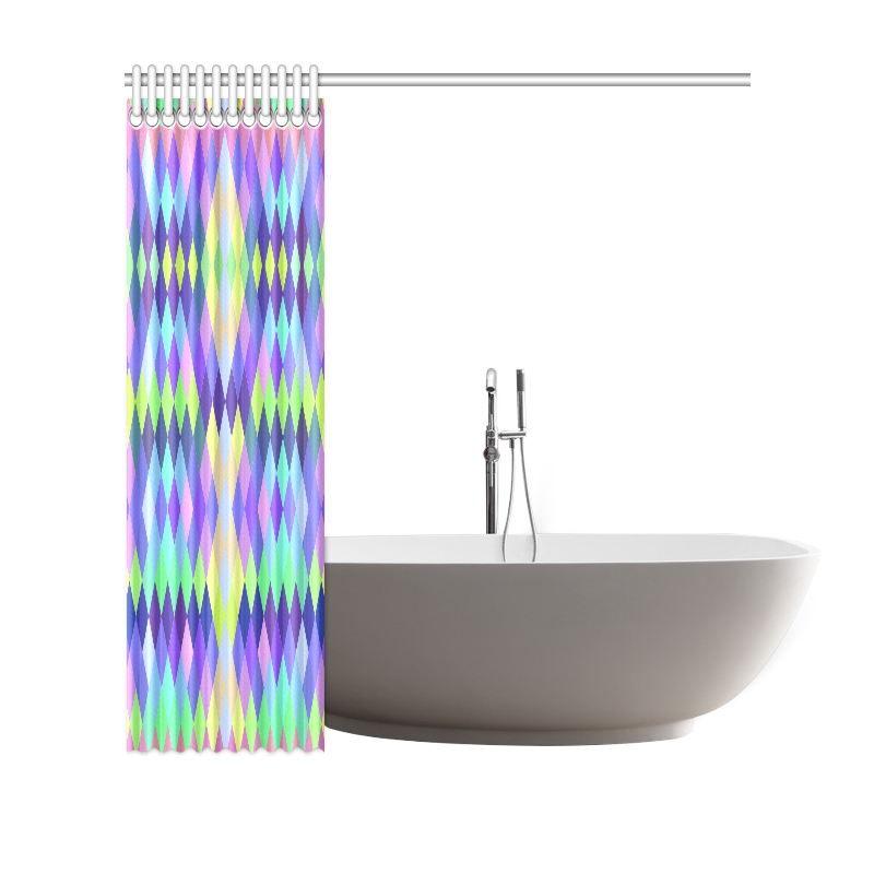 Abstract Shower Curtain 69"x70"