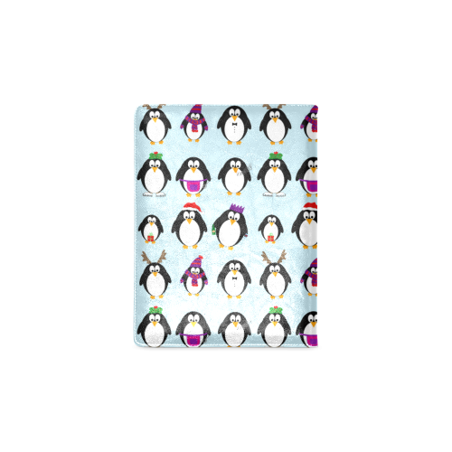 Christmas Party Penguins Custom NoteBook B5