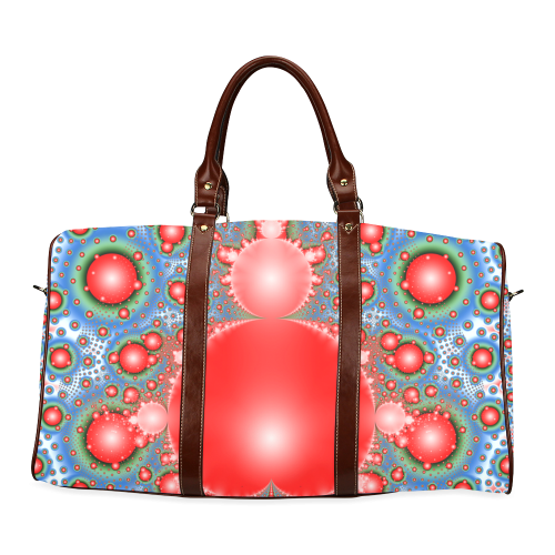 Polka dot - Dot Fractal - funny dots Waterproof Travel Bag/Large (Model 1639)