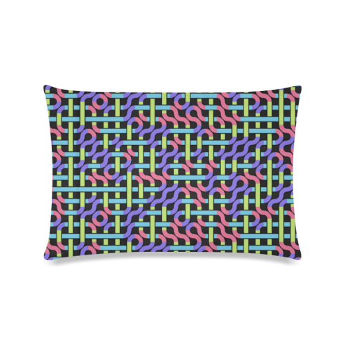 Labyrinth Custom Zippered Pillow Case 16"x24"(Twin Sides)
