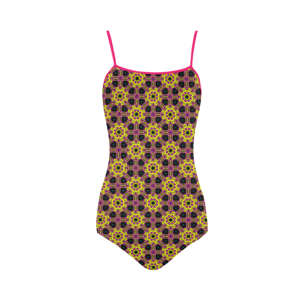 Connected Shapes Strap Swimsuit ( Model S05) | ID: D650369