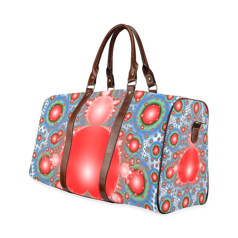 Polka dot - Dot Fractal - funny dots Waterproof Travel Bag/Large (Model 1639)