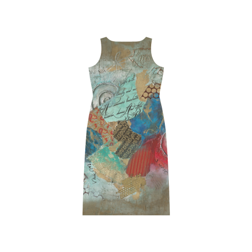 "HEY JUDE"-LONG DRESS Phaedra Sleeveless Open Fork Long Dress (Model D08)