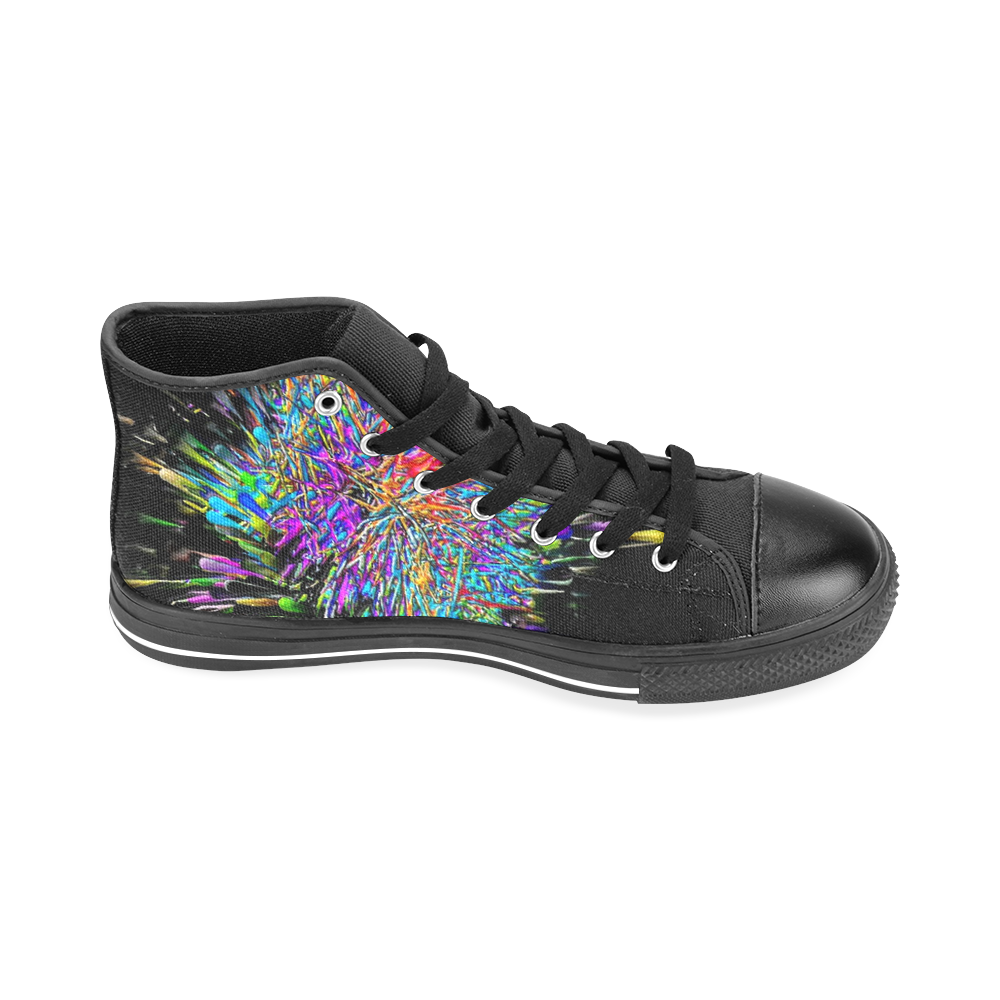 Color Big Bang by Artdream Men’s Classic High Top Canvas Shoes /Large Size (Model 017)