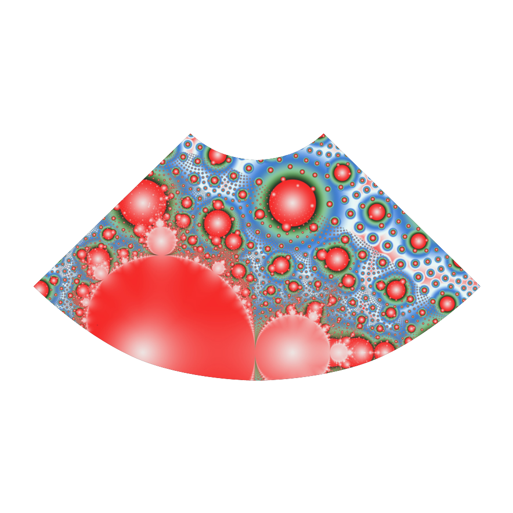 Polka dot - Dot Fractal - funny dots Atalanta Sundress (Model D04)
