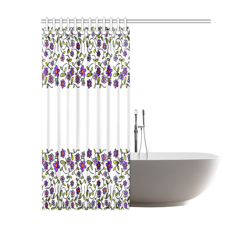 Floral Shower Curtain 60"x72"