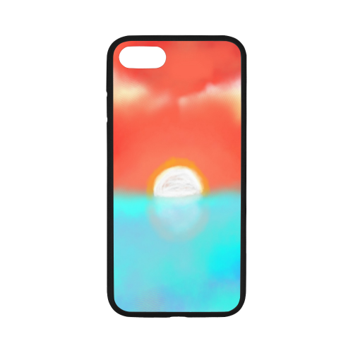 Fire Sunset Rubber Case for iPhone 7 4.7”