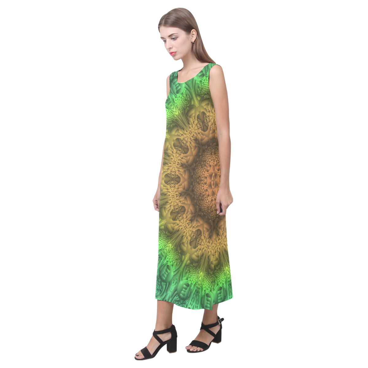 Tranquility Phaedra Sleeveless Open Fork Long Dress (Model D08)