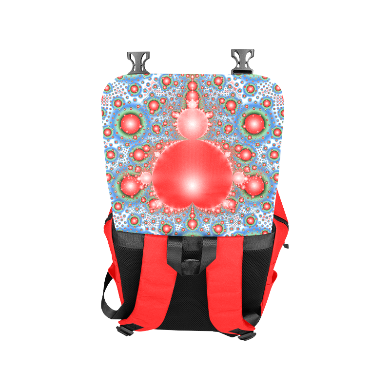 Polka dot - Dot Fractal - funny dots Casual Shoulders Backpack (Model 1623)