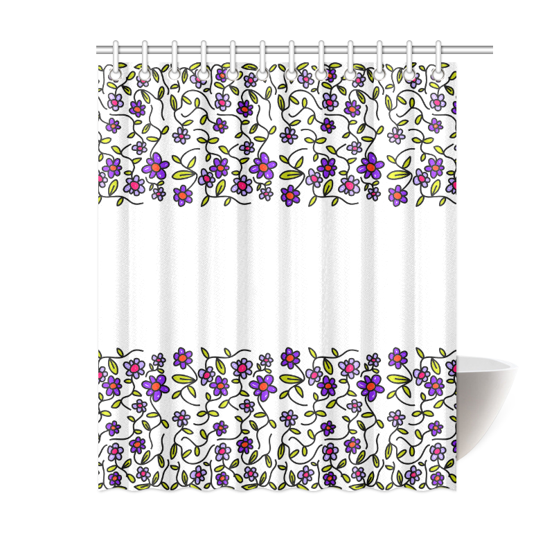 Floral Shower Curtain 60"x72"