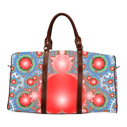 Polka dot - Dot Fractal - funny dots Waterproof Travel Bag/Small (Model 1639)