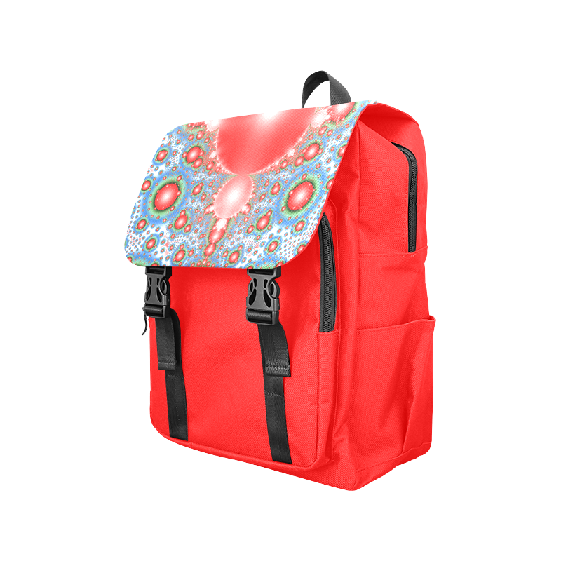 Polka dot - Dot Fractal - funny dots Casual Shoulders Backpack (Model 1623)