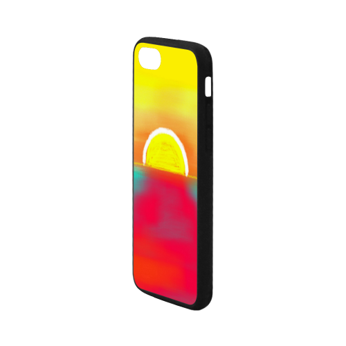 Hot sunset Rubber Case for iPhone 7 4.7”