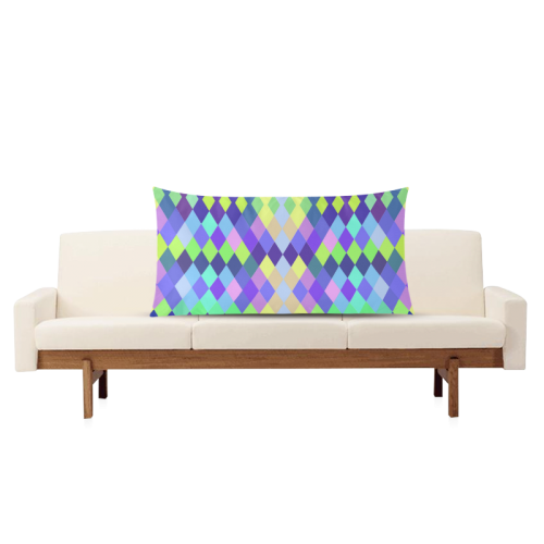 Abstract Rectangle Pillow Case 20"x36"(Twin Sides)