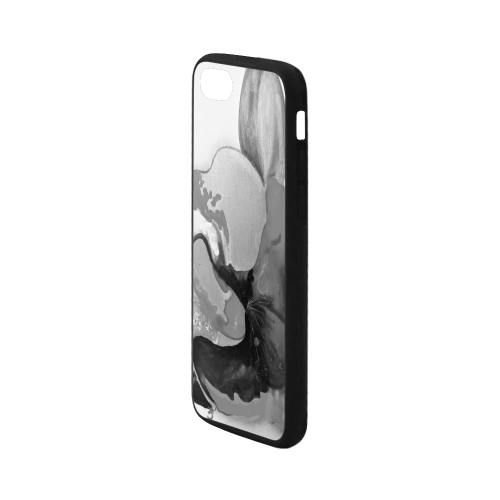Burn the Flowers for Fuel grey Rubber Case for iPhone 7 4.7”