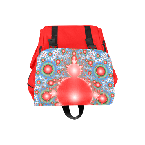 Polka dot - Dot Fractal - funny dots Casual Shoulders Backpack (Model 1623)