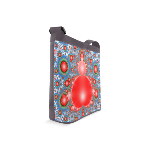 Polka dot - Dot Fractal - funny dots Crossbody Bags (Model 1613)