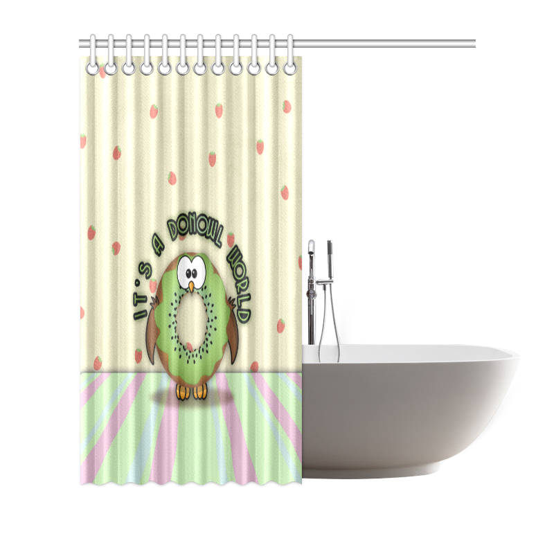 it's a donowl world-kiwi Shower Curtain 66"x72"