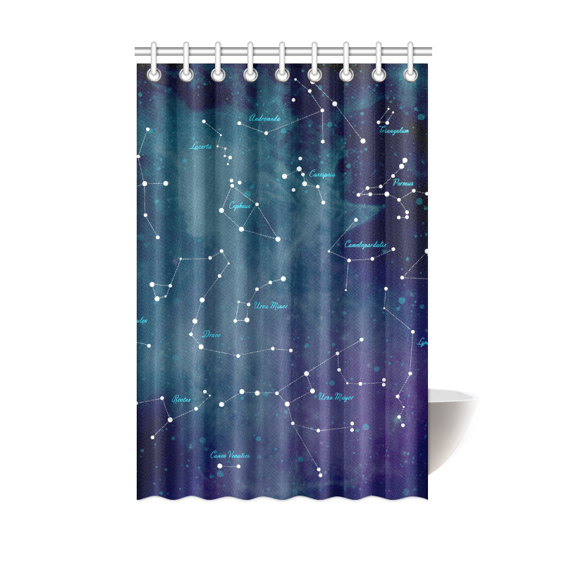 Constellations Shower Curtain 48"x72"