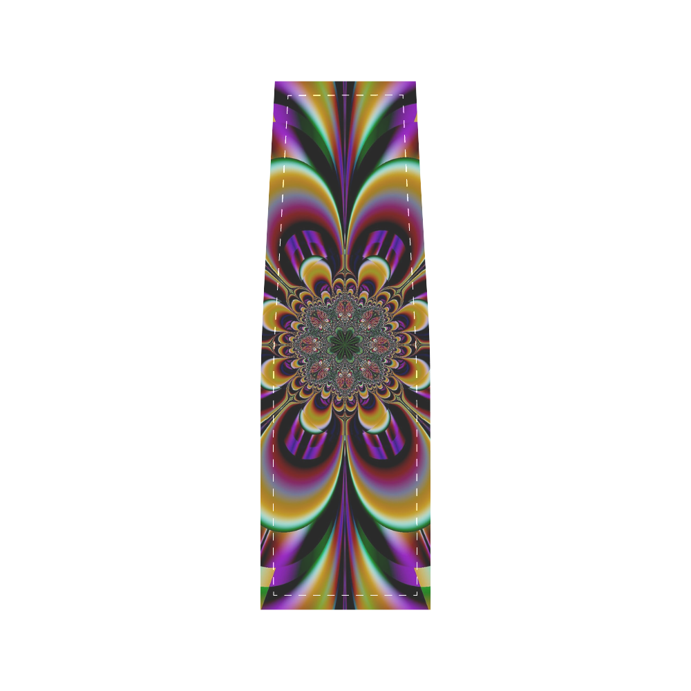 Purple Dream Mandala Flower Saddle Bag/Small (Model 1649) Full Customization