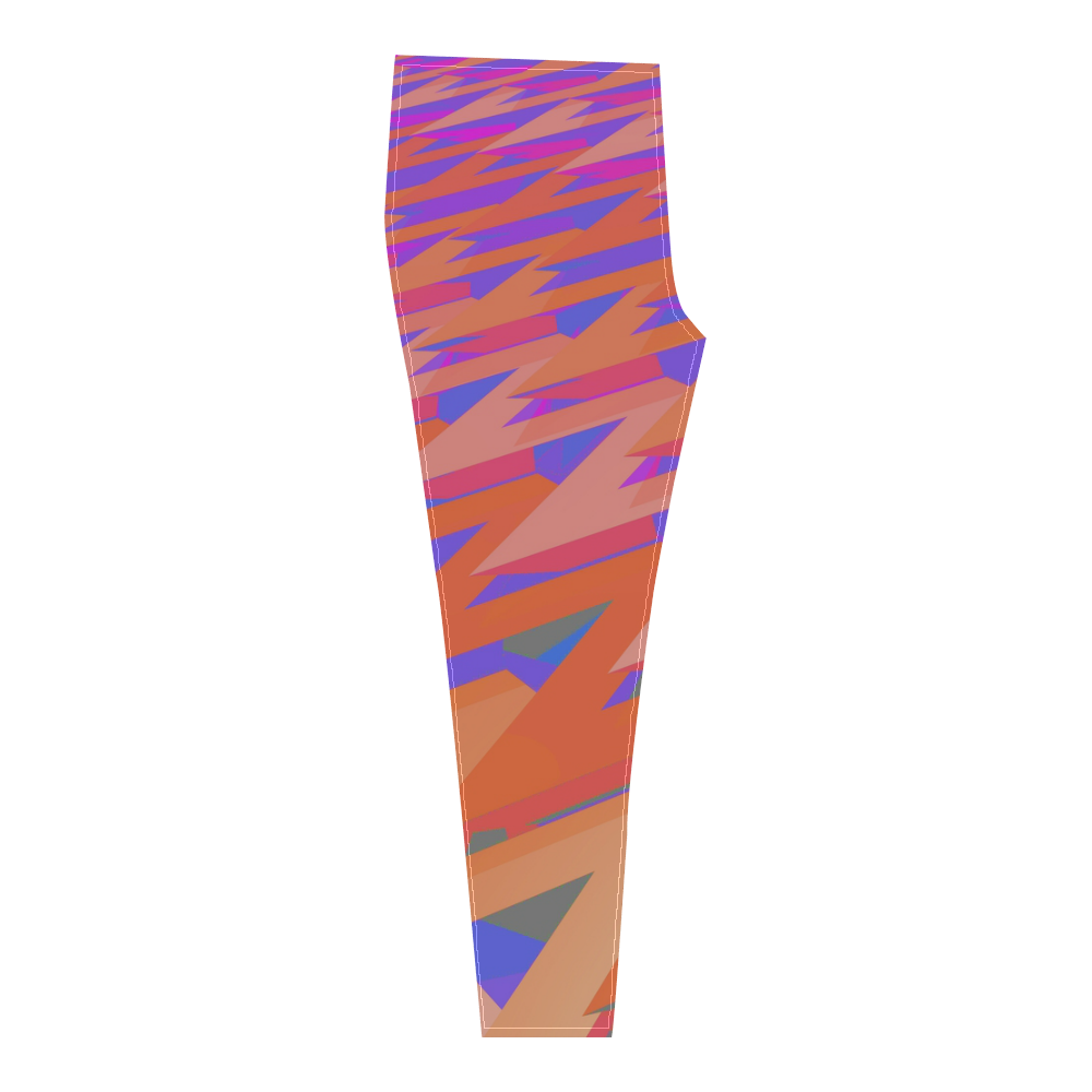 3-D Pastel Chevrons Cassandra Women's Leggings (Model L01)