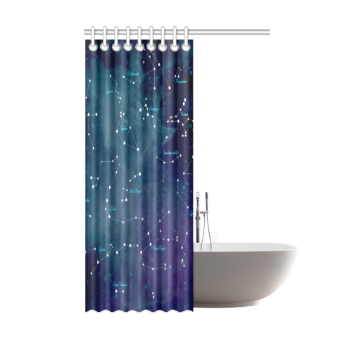 Constellations Shower Curtain 48"x72"