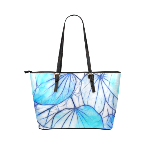 Foliage #9A - Jera Nour Leather Tote Bag/Large (Model 1651)