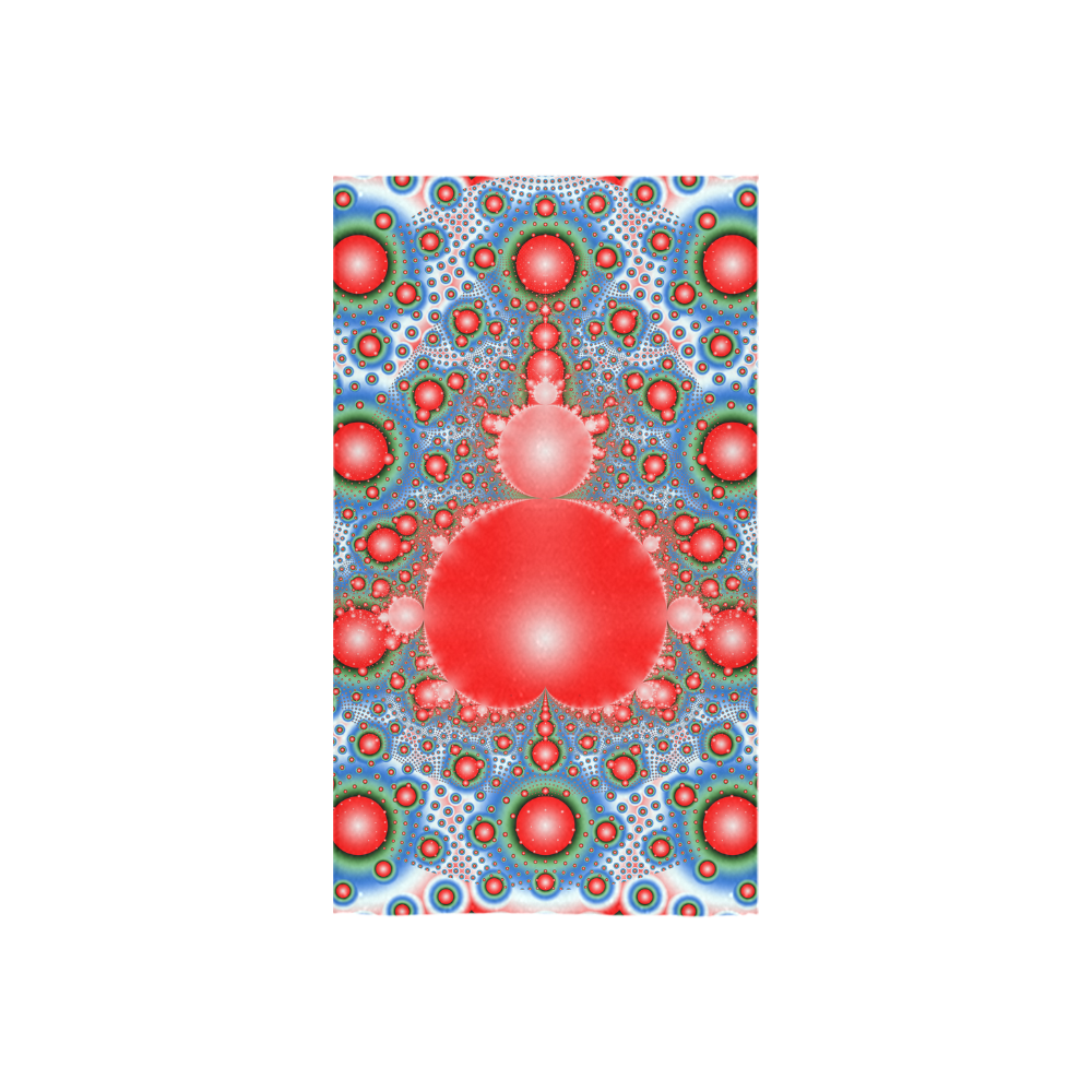 Polka dot - Dot Fractal - funny dots Custom Towel 16"x28"