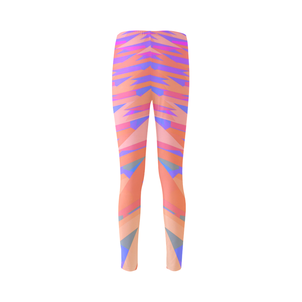 3-D Pastel Chevrons Cassandra Women's Leggings (Model L01)