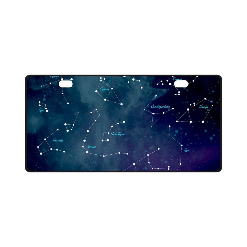 Constellations License Plate