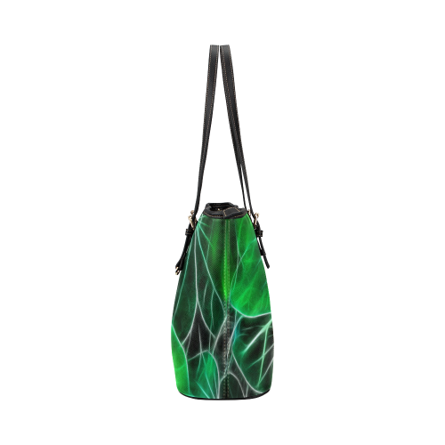 Foliage #9B - Jera Nour Leather Tote Bag/Small (Model 1651)