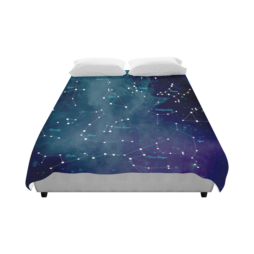 Constellations Duvet Cover 86"x70" ( All-over-print)