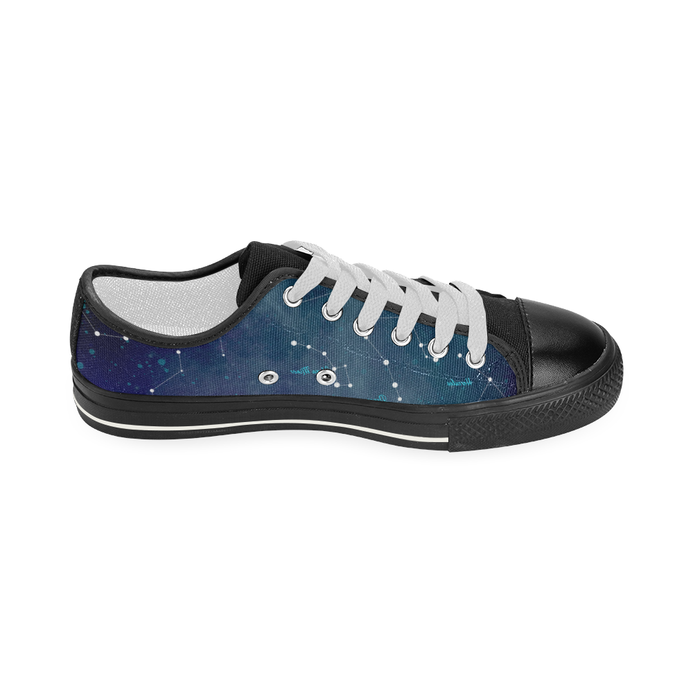 Constellations Women's Classic Canvas Shoes (Model 018)