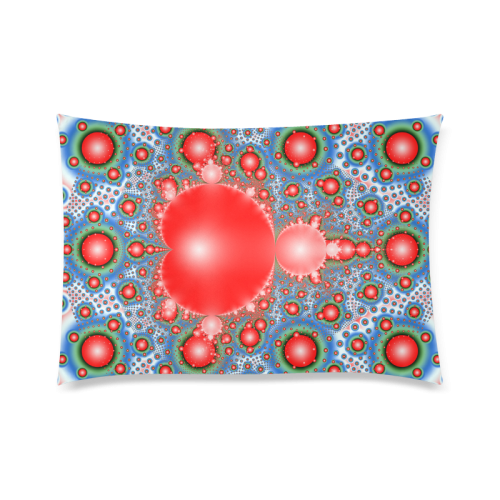 Polka dot - Dot Fractal - funny dots Custom Zippered Pillow Case 20"x30" (one side)