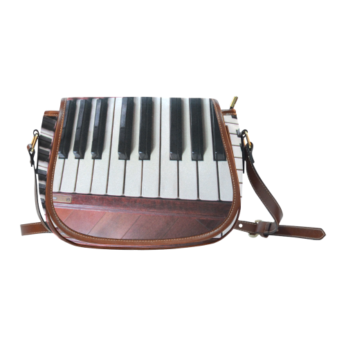 Piano by Martina Webster Saddle Bag/Small (Model 1649) Full Customization