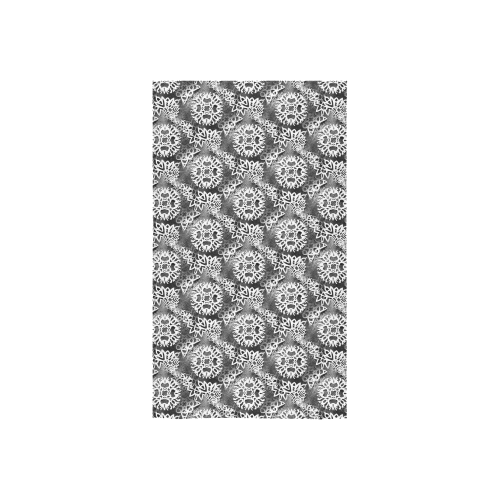 Snowflakes pattern dark edgy Custom Towel 16"x28"