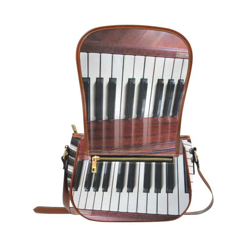 Piano by Martina Webster Saddle Bag/Small (Model 1649) Full Customization