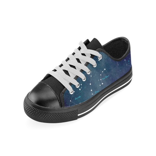 Constellations Men's Classic Canvas Shoes (Model 018)