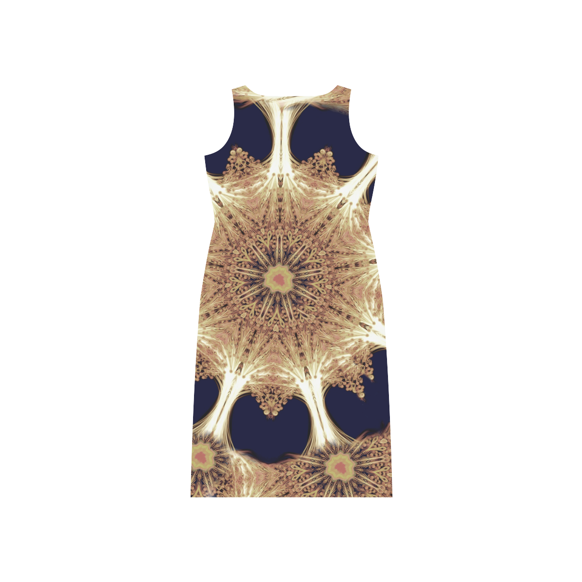 mandala 4 Phaedra Sleeveless Open Fork Long Dress (Model D08)