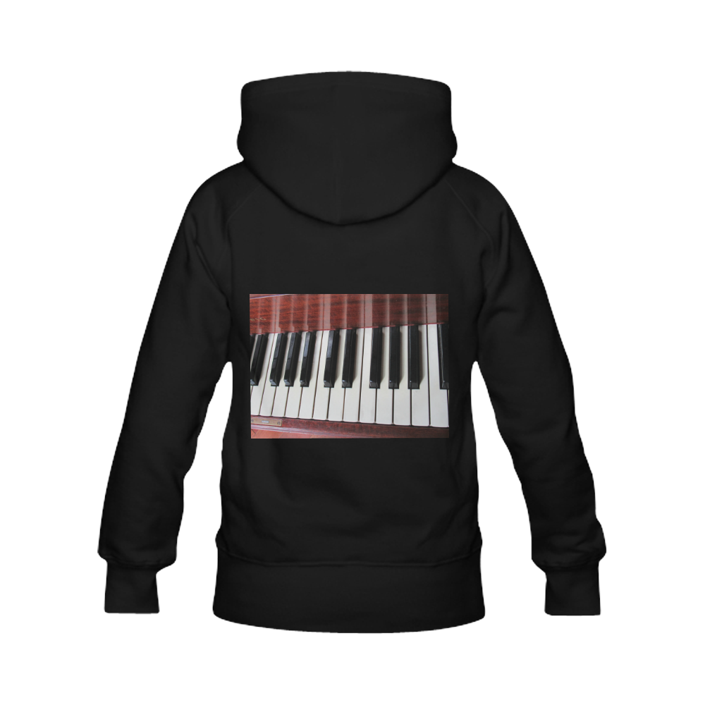 Piano by Martina Webster Women's Classic Hoodies (Model H07)