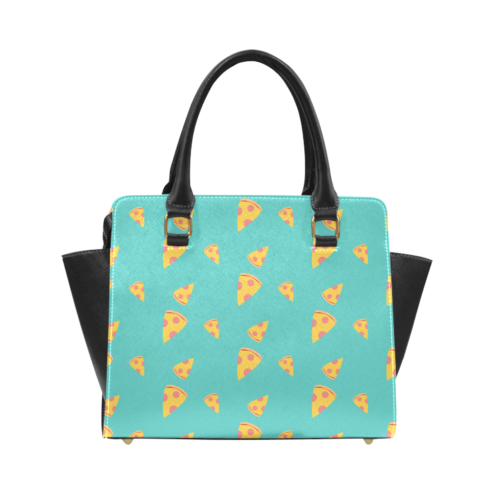 Pizza slices   - pizza and slice Classic Shoulder Handbag (Model 1653)