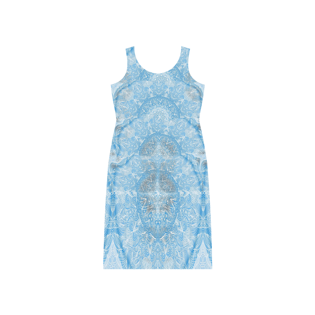 pastel 3 Phaedra Sleeveless Open Fork Long Dress (Model D08)